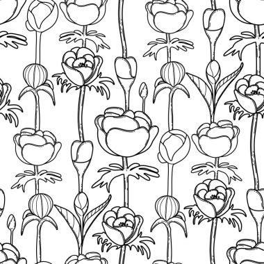 Tomurcukları grafik desen