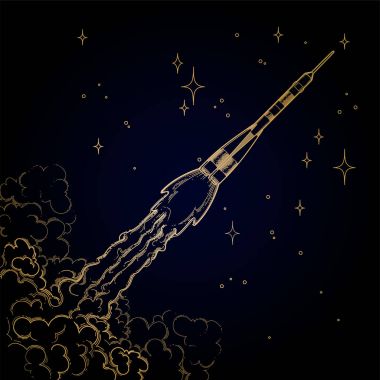 Grafik başlatma roket