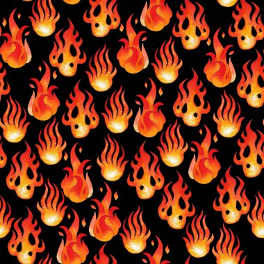 Suluboya yangın alevleri