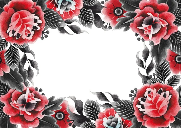 Aquarela design floral — Fotografia de Stock
