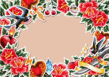 Suluboya eski okul tasarım