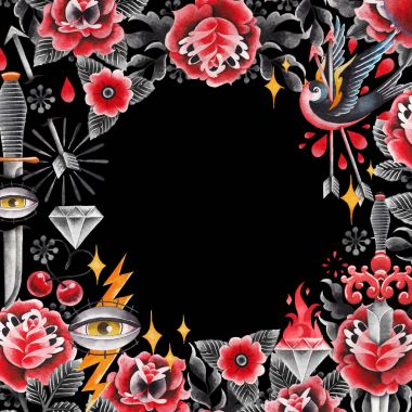 Suluboya eski okul tasarım