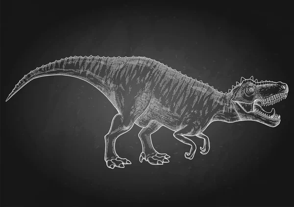 Gerçekçi grafik dinozor — Stok Vektör