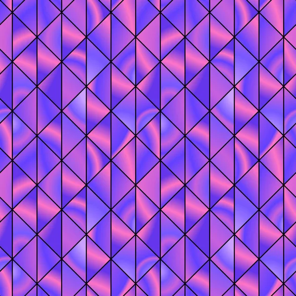 Modèle graphique avec des triangles violets vifs — Image vectorielle