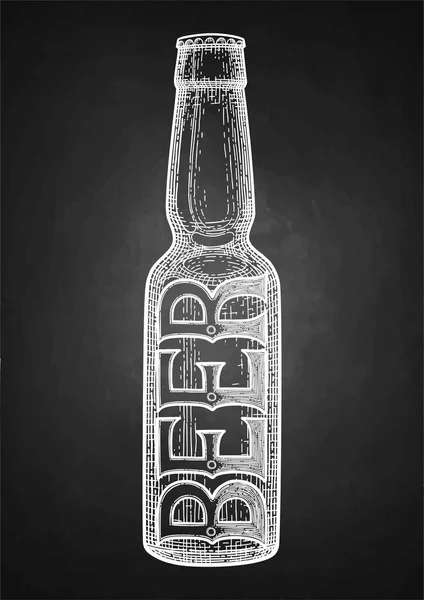 Grafische flesje bier — Stockvector