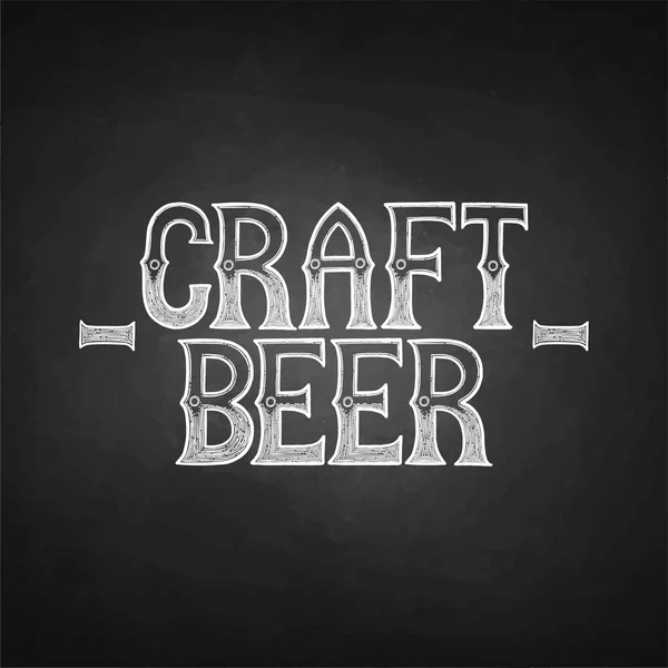 Grafische ambachtelijke bier — Stockvector