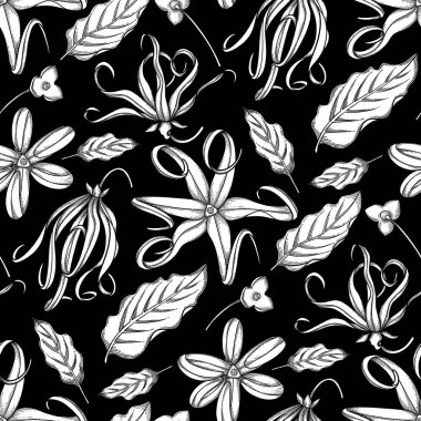 Grafik ylang ylang desen