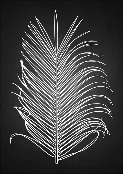 Графічний palm leaf — стоковий вектор