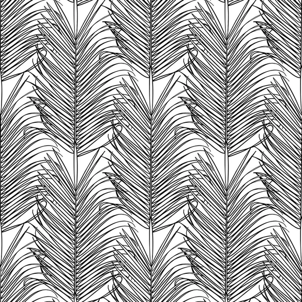 Graphic palm leaf — Stock Vector