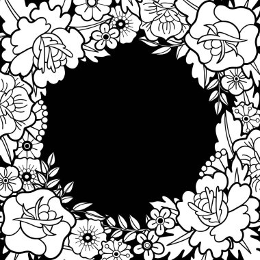 Grafik çiçek tasarım