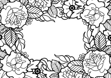 Grafik çiçek tasarım