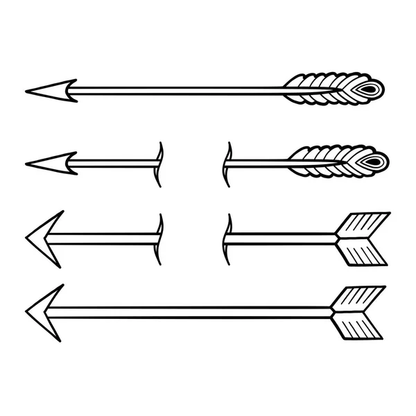 Graphic simple arrows — Stock Vector