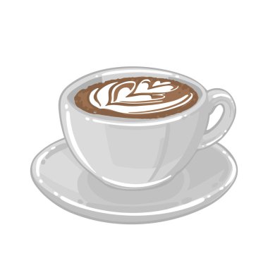 Yuvarlak kahve, kakao ya da botanik sütlü sıcak çikolata.