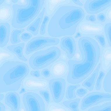 Açık mavi renklerdeki yumuşak biçimsiz yapıların soyut ve pürüzsüz deseni