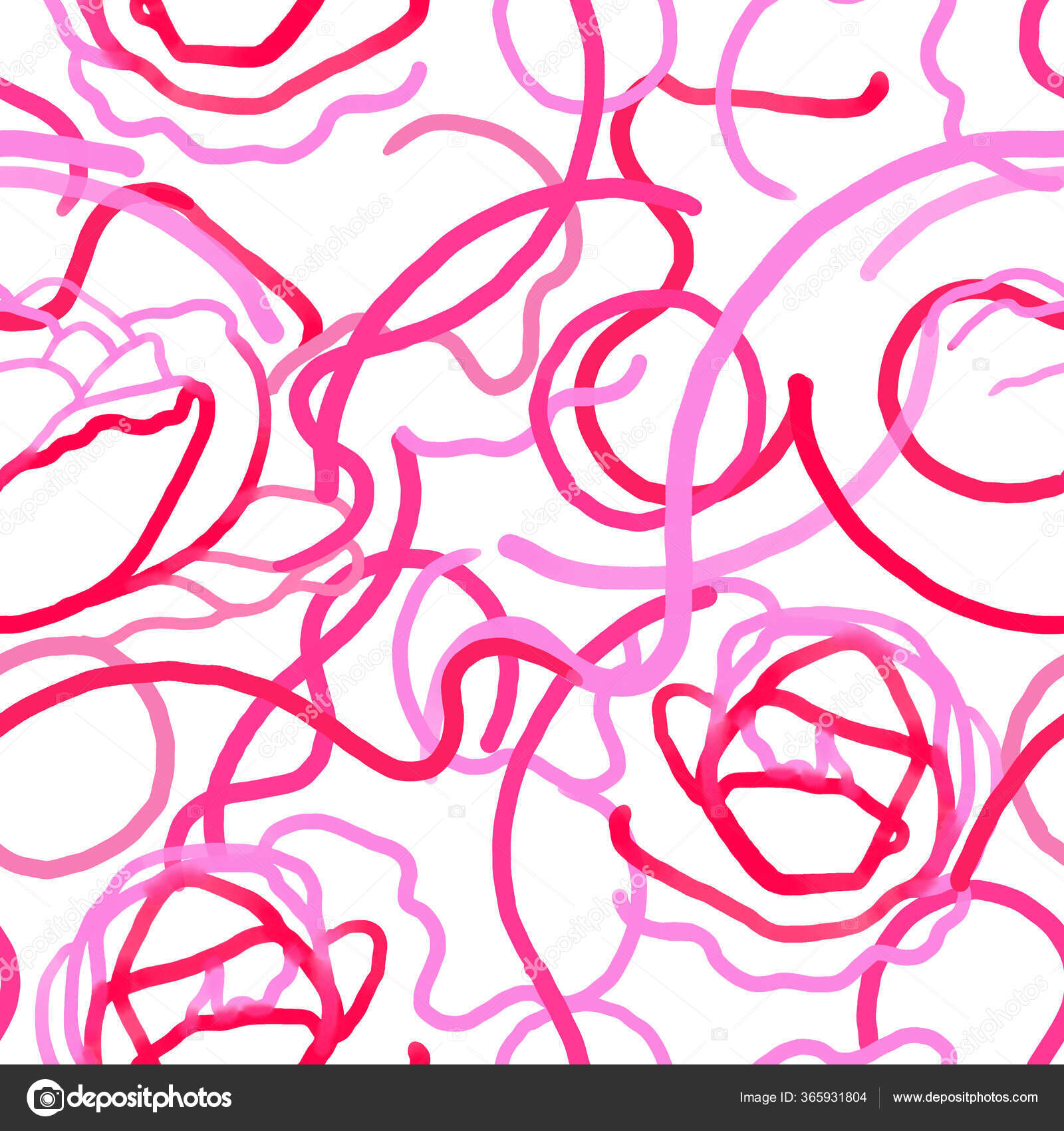 Abstract seamless patterns and knots of bright colored rope — Stock ...