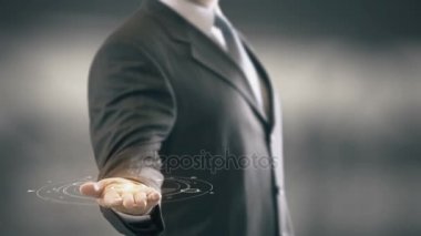 2022 işadamı tutan el yeni teknolojileri