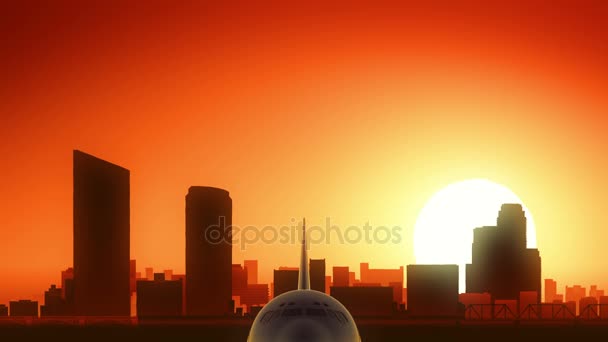 Grand Rapids Michigan USA Amérique Skyline Sunrise Décollage 