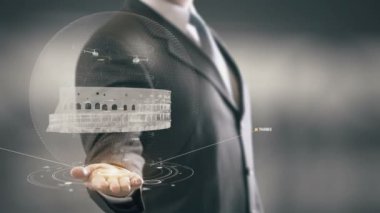 Kolezyum Roma işadamı tutan el Landmark yeni teknolojileri