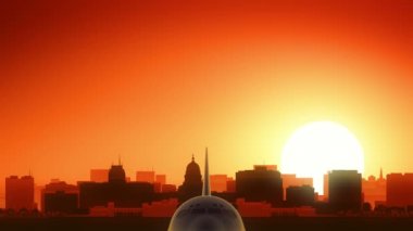 Madison Wisconsin ABD Amerika manzarası