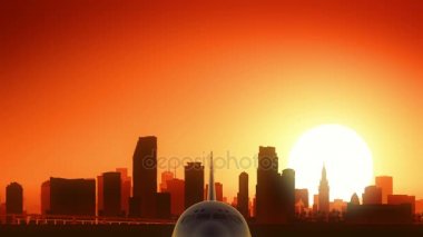 Miami Florida ABD Amerika manzarası