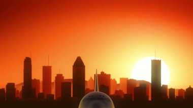 Montreal Kanada manzarası 