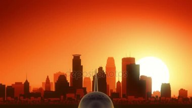 Minneapolis Minnesota manzarası