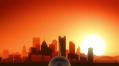 Pittsburgh pennsylvania manzarası