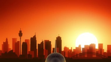 Sydney Australia yeni Güney Galler manzarası