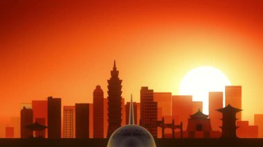 Taipei Tayvan manzarası