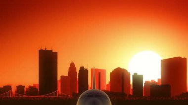 Toledo Ohio manzarası 