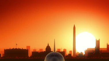 Washington Columbia manzarası