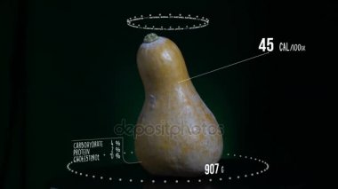 Infographic kabak vitaminler ile
