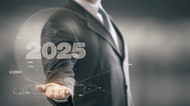 İşadamı 2025 tutan el yeni teknolojileri