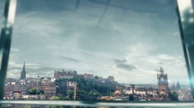 Edinburgh önemli toplantıda işadamı el sıkışma
