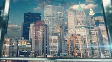 Manhattan'ın önemli toplantıda işadamı el sıkışma