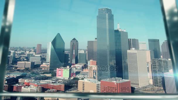 Empresario apretón de manos en importante reunión en Dallas USA — Vídeos de Stock