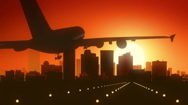 Phoenix Arizona ABD Amerika manzarası gündoğumu açılış