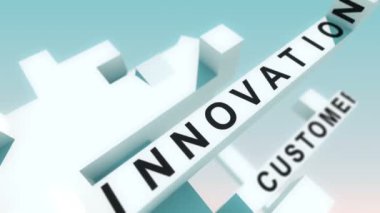 Küpleri ile animasyonlu taahhüdü kelime