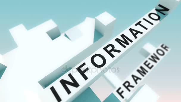 DBMS mots animés avec des cubes 