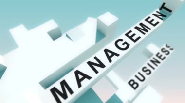 Yetenekleri kelime küpleri ile animasyon