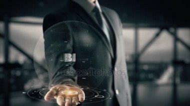 BI hologram işadamı kavramı ile