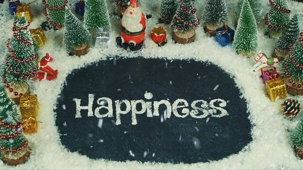 Stop motion animation of Happiness