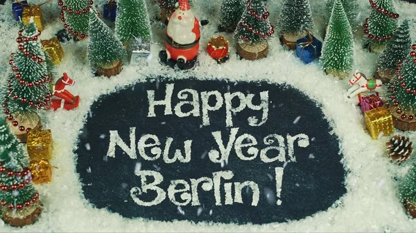 Stop motion animación de Feliz Año Nuevo Berlín — Foto de Stock