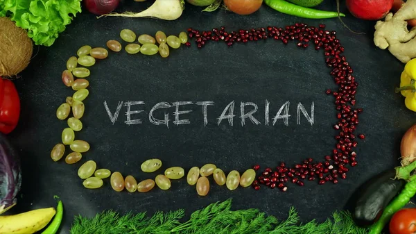 stock image Vegetarian fruit stop motion