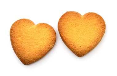 kalp şeklinde kurabiye.