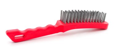 Metal fırça izole.