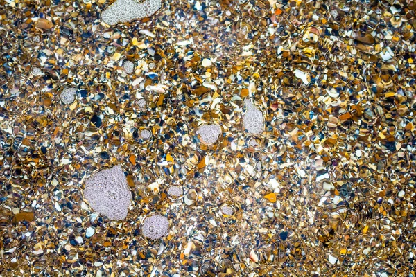 Sea Stones Rocks Bottom Water Texture Rough Marine Mineral Background — Stock Photo, Image