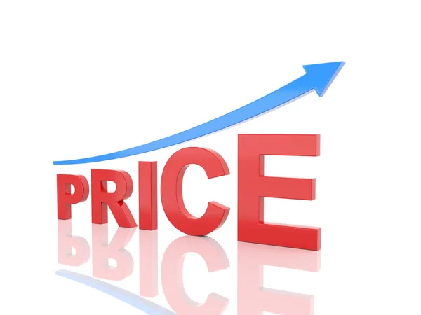 Concetto di prezzo - Immagine 3D Rendering — Foto Stock