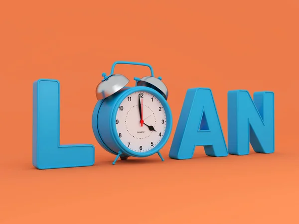 Loan concept - 3D Rendering Image — Stock Photo, Image