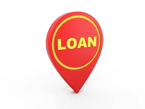 Loan Concept -3d Rendering Image — Stock Photo, Image